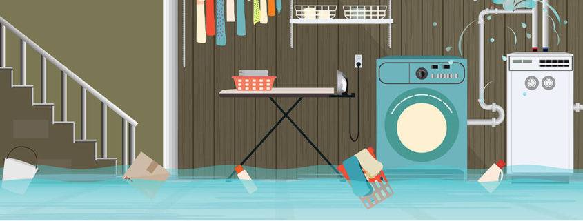 water damage and basement flooding